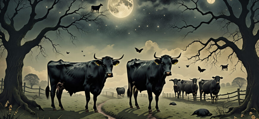 Black Cow Dream Meaning Photo
