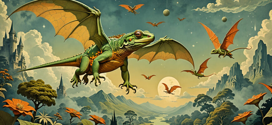 Flying Lizard Dream Meaning Photo