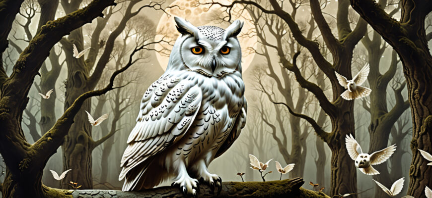 White Owl Dream Meaning Photo
