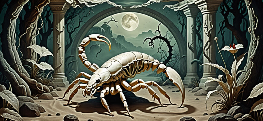 White Scorpion Dream Meaning Photo