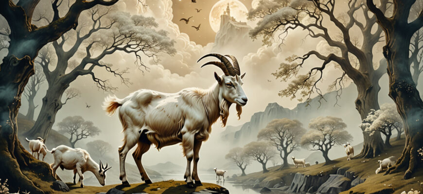 White Goat Dream Meaning Photo