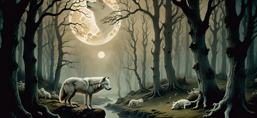 White Wolf Dream Meaning Photo