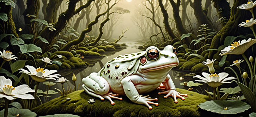 White Frog Dream Meaning Photo