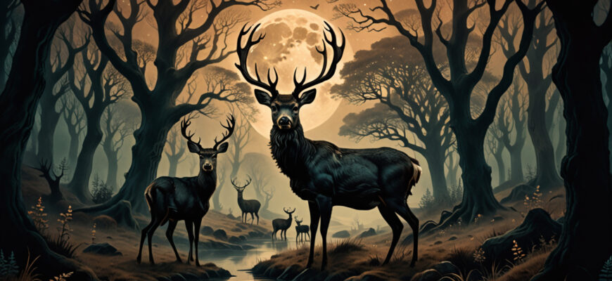 Black Deer Dream Meaning Photo