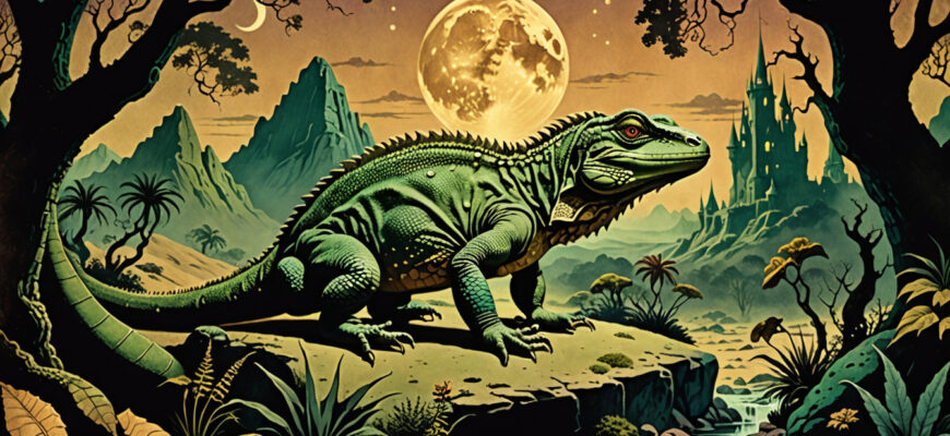 Big Lizard Dream Meaning Photo