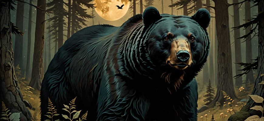 Black Bear Dream Meaning Photo
