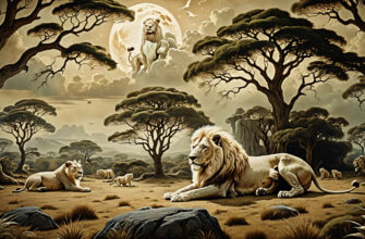 White Lion Dream Meaning Photo