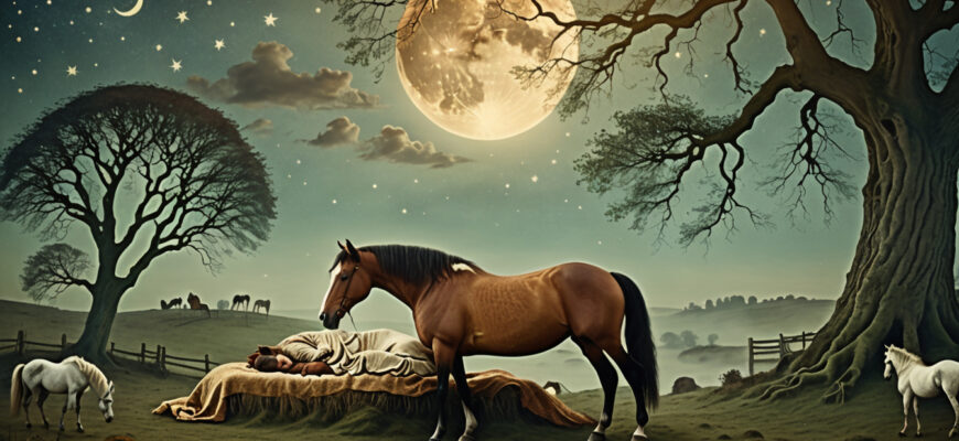 Sleeping Horse Dream Meaning Photo