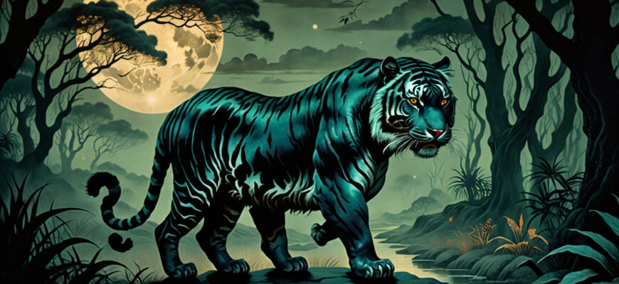 Black Tiger Dream Meaning Photo