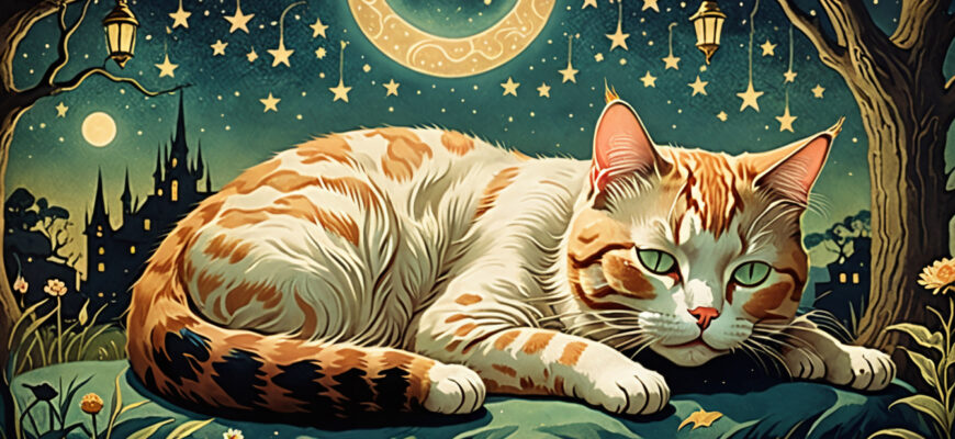 Sleeping Cat Dream Meaning Photo