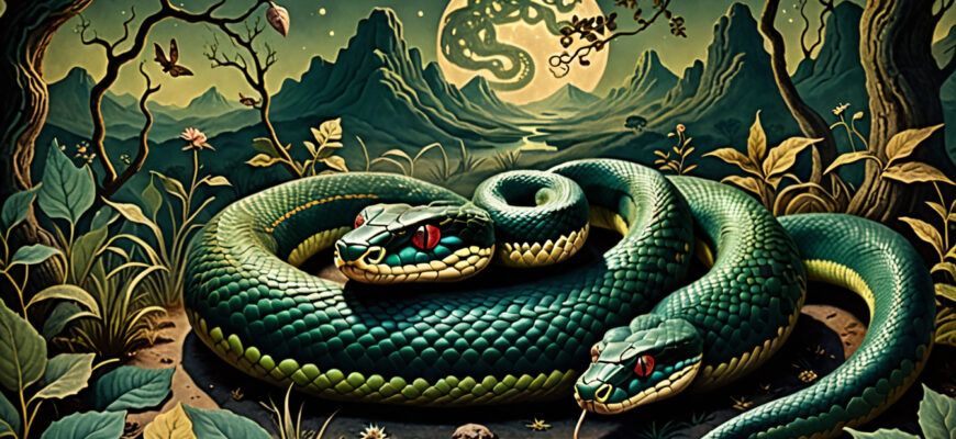Sleeping Snake Dream Meaning Photo