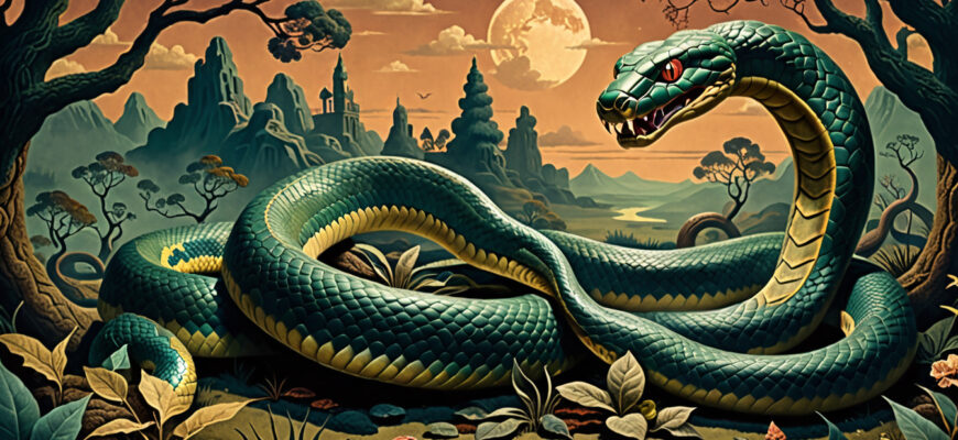 Giant Snake Dream Meaning Photo