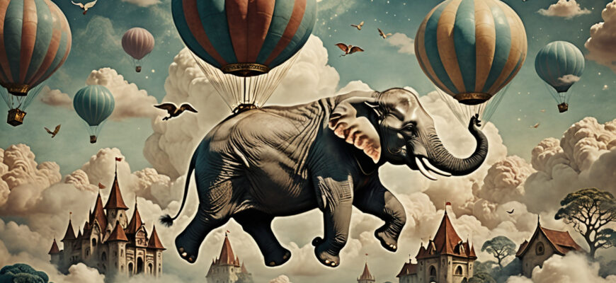 Flying Elephant Dream Meaning Photo
