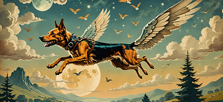 Flying Dog Dream Meaning Photo