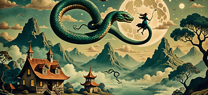 Flying Snake Dream Meaning Photo