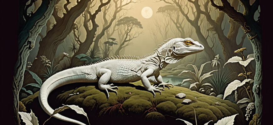 White Lizard Dream Meaning Photo
