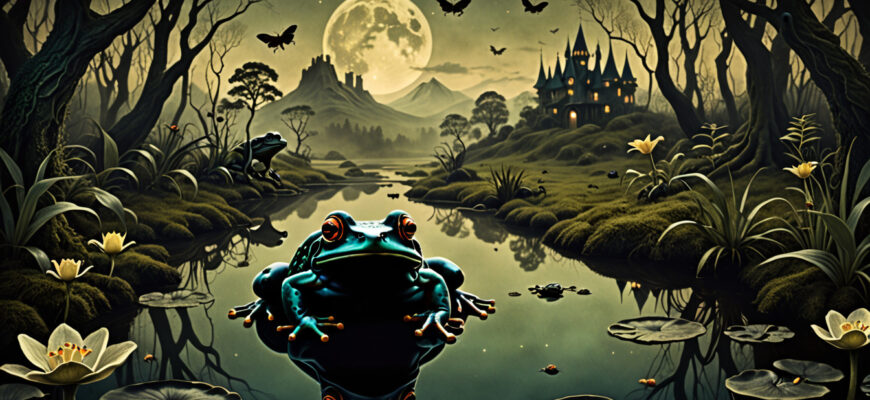 Black Frog Dream Meaning Photo