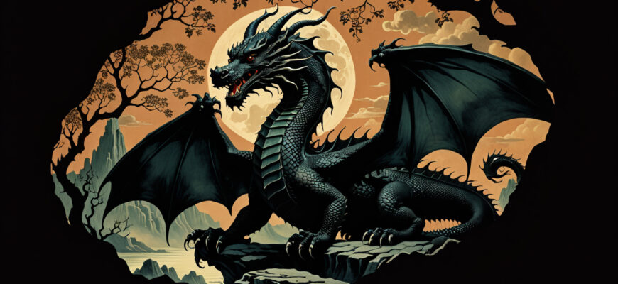 Black Dragon Dream Meaning Photo