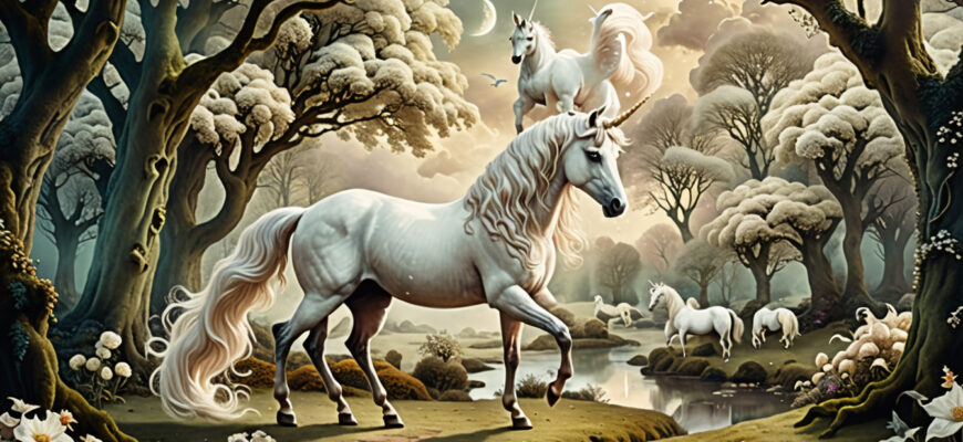 White Unicorn Dream Meaning Photo
