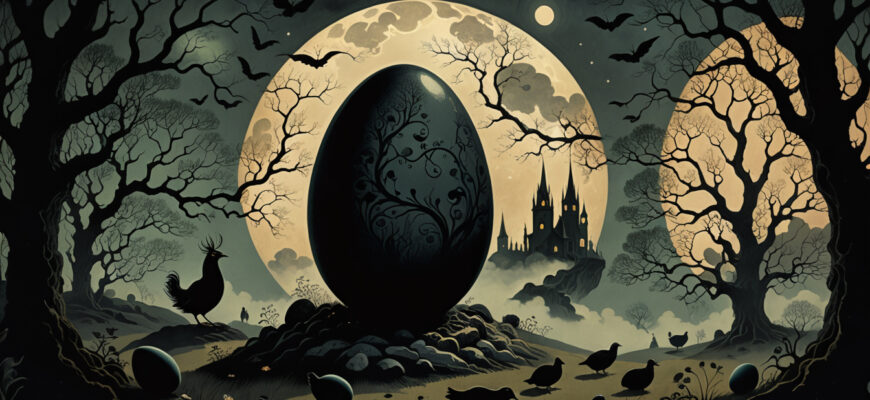 Black Egg Dream Meaning Photo