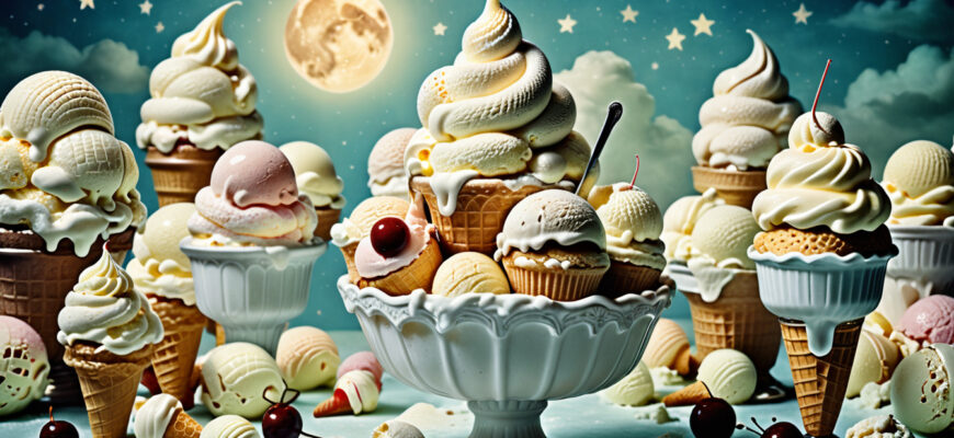White Ice Cream Dream Meaning Photo